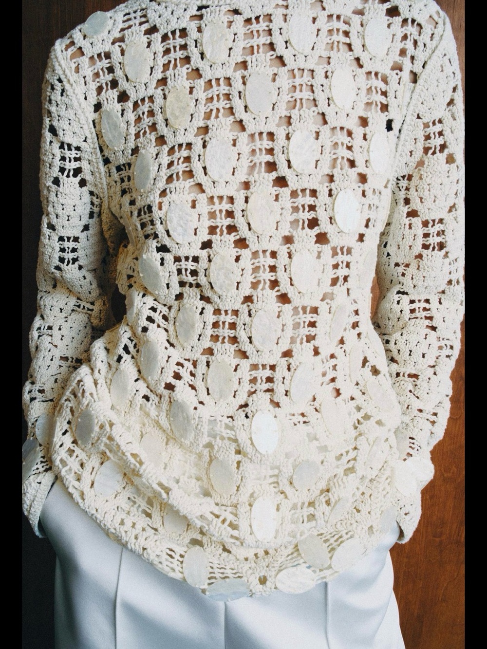 ZARA Beaded Detail Open-Knit Dress NWT Versatile ❗️ - Picture 8 of 9